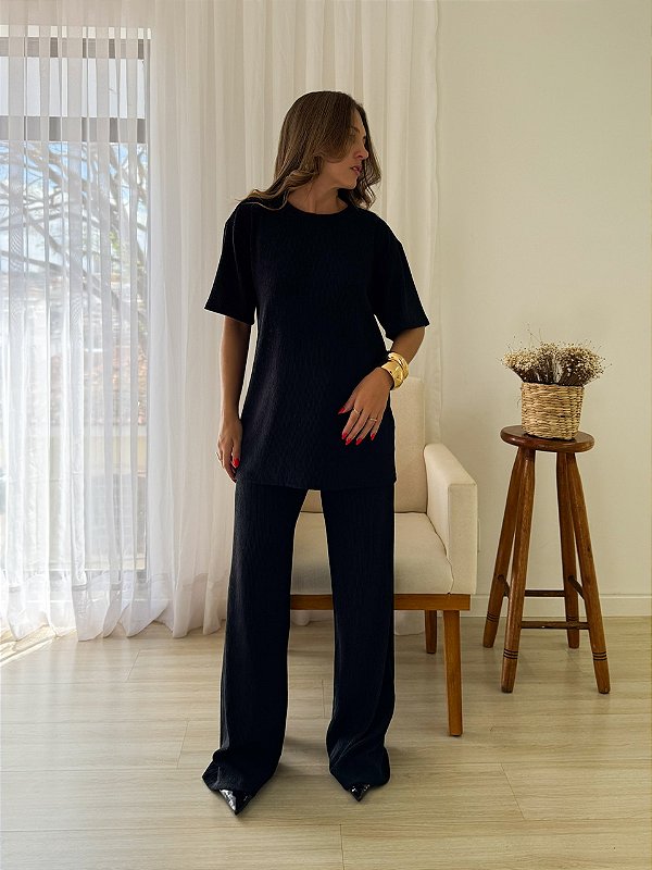Conjunto Hibisco Preto