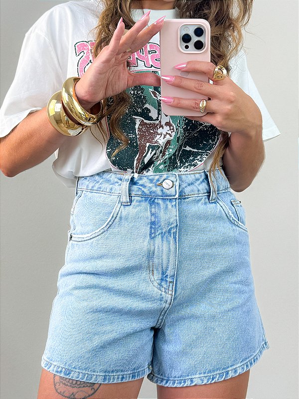 Short Jeans Claro Basic