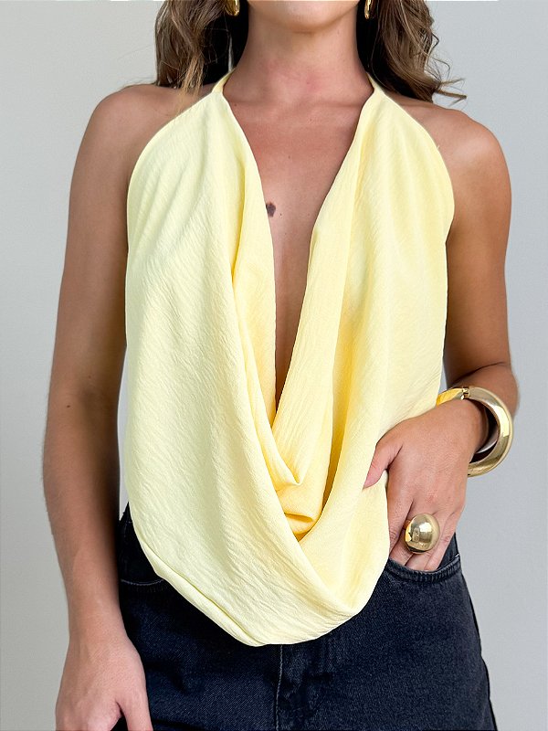 Blusa multiformas duna amarelo