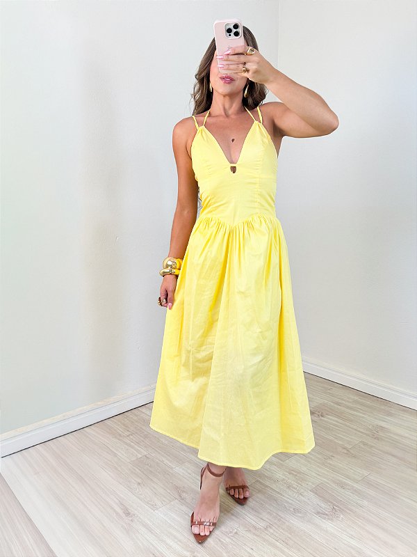 Vestido Angela Amarelo