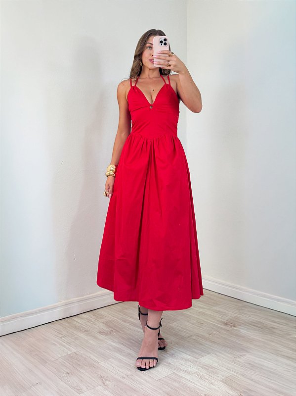 Vestido Angela Vermelho