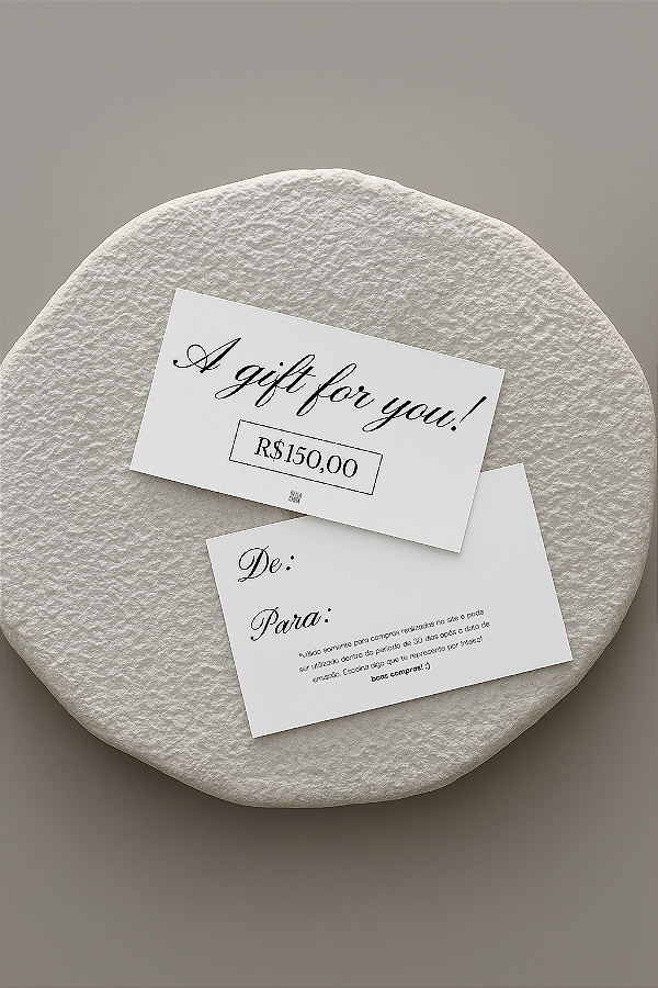 Cartão Presente R$150,00