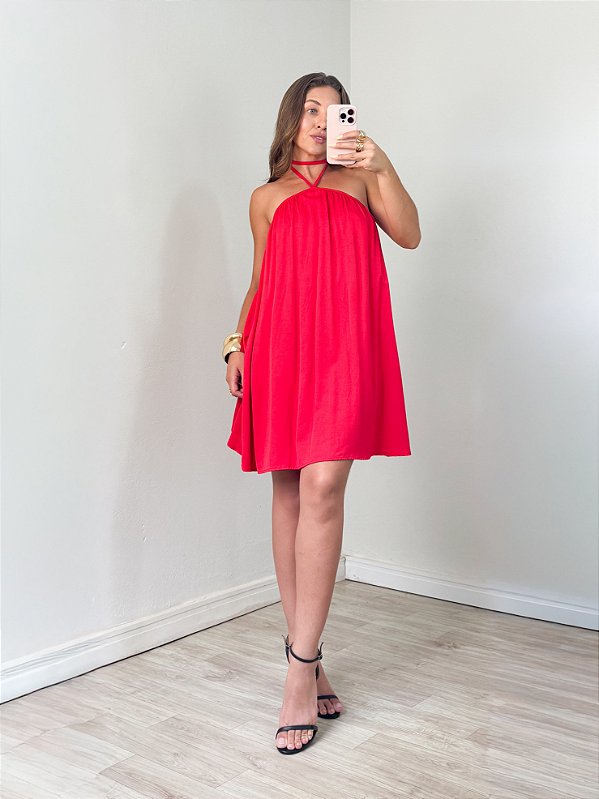 Macaquinho Amplo Fluir Vermelho