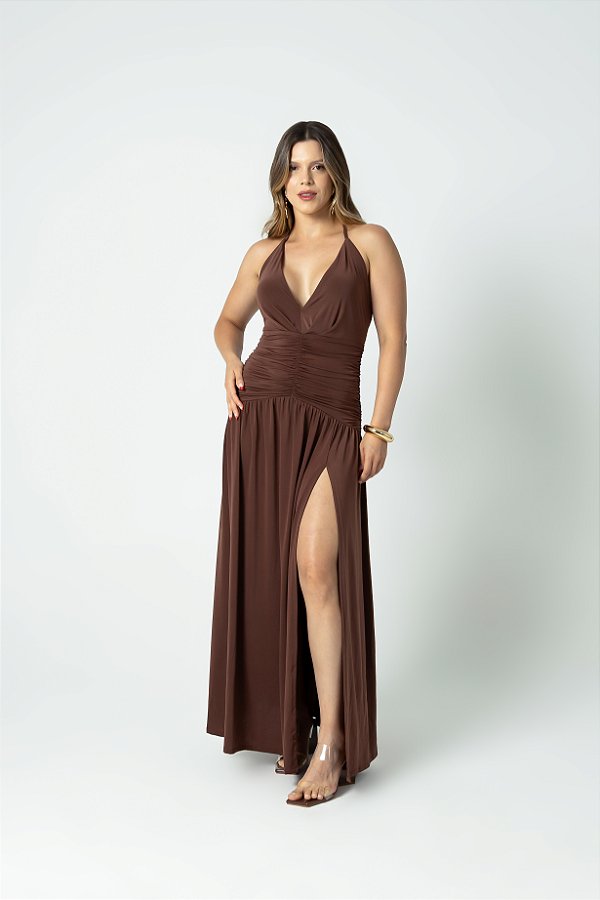 Vestido Kiara Marrom