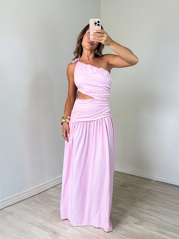 Vestido Glam Rosa