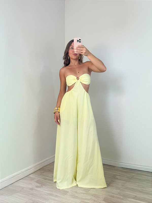 Macacão Luzy Amarelo