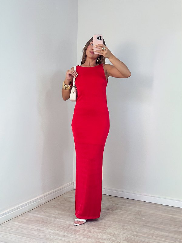 Vestido Zantorini Vermelho