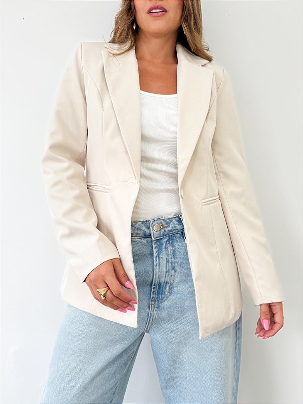 Blazer Matilde Areia