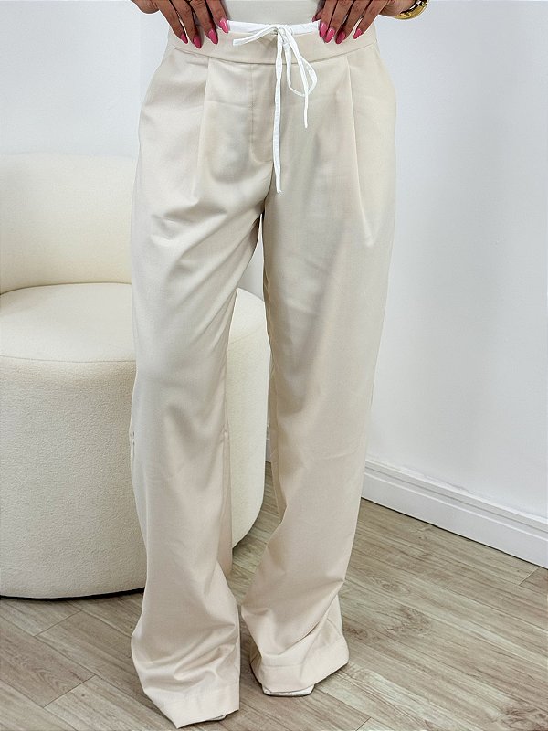Calça Alfaiataria Zarah Areia