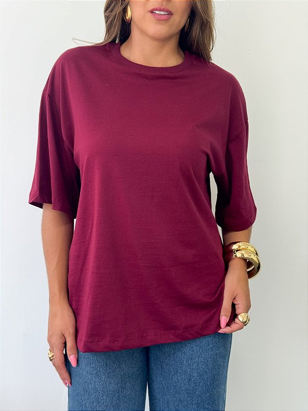 Tshirt Basic Lisa Marsala