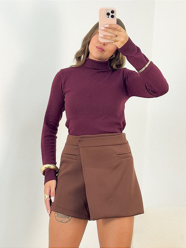 Short Saia Sofih Marrom