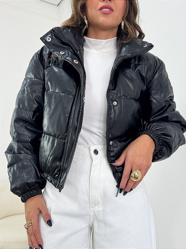 Jaqueta Puffer Preta