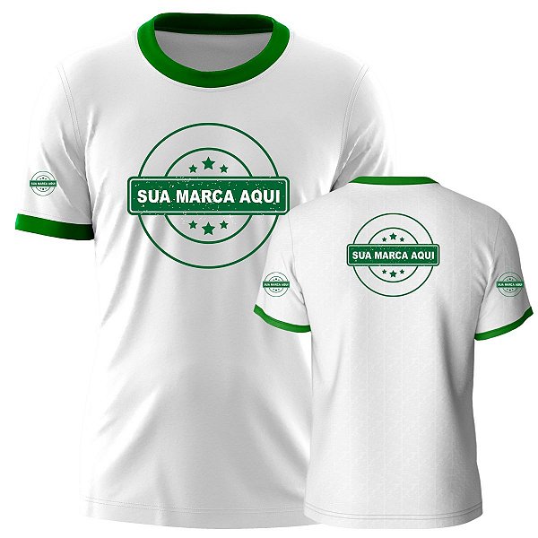 Camiseta Básica c/ Punhos | Estampa Localizada