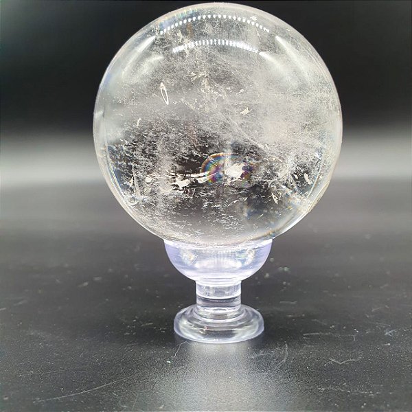 Esfera de Quartzo Transparente | A7cm x L7cm | P348g