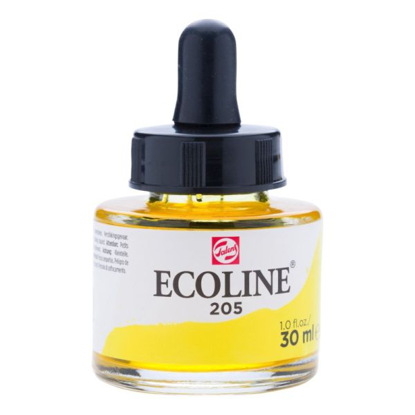 Tinta aquarela líquida Ecoline - 6 cores básicas