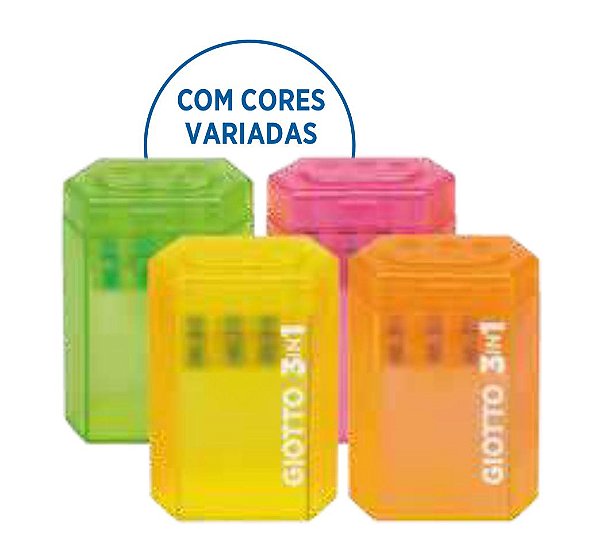 Apontador Giotto 3 in 1