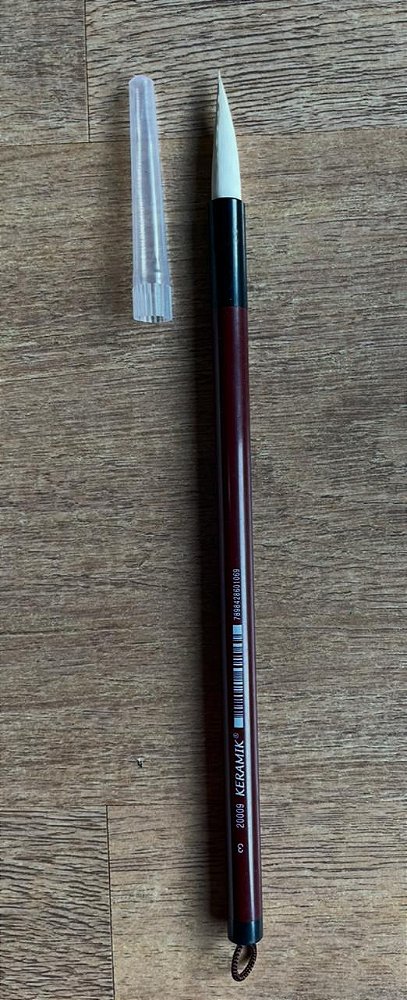 Pincel Bambu com pelo de cabra 3