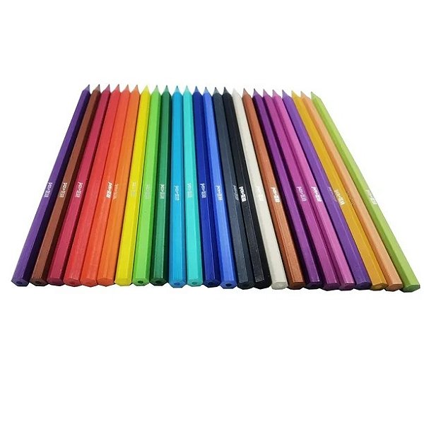 Lápis de cor Eco Fibra - 24 cores