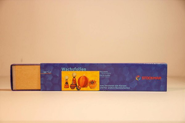 Cera para modelar velas - 12 unidades douradas