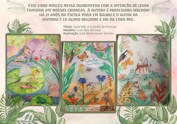 Livro Fada Miê - A guardiã da floresta