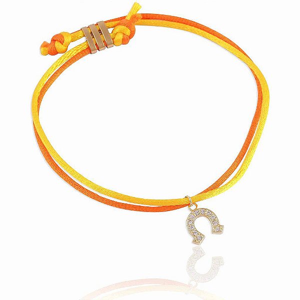 Pulseira fio colors ferradura