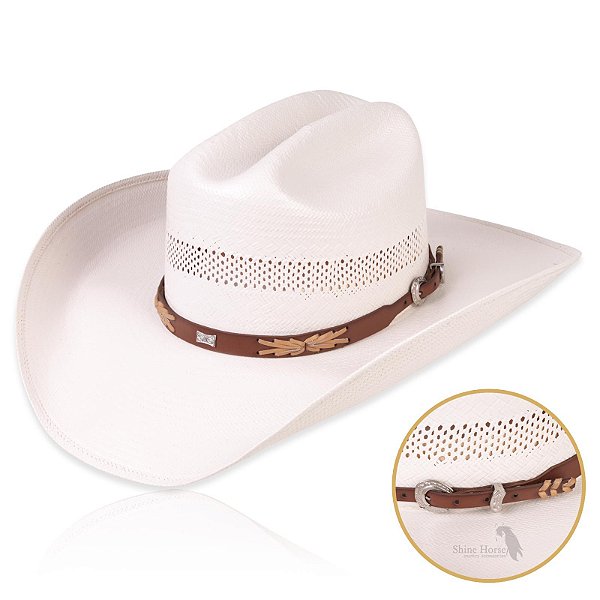 Bandinha para chapéu couro - Fita chapéu