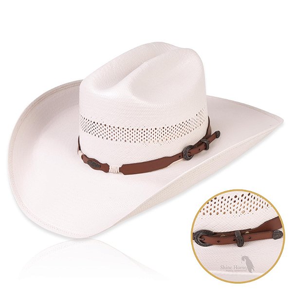 Bandinha para chapéu couro - Fita chapéu