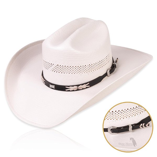 Bandinha para chapéu couro - Fita chapéu