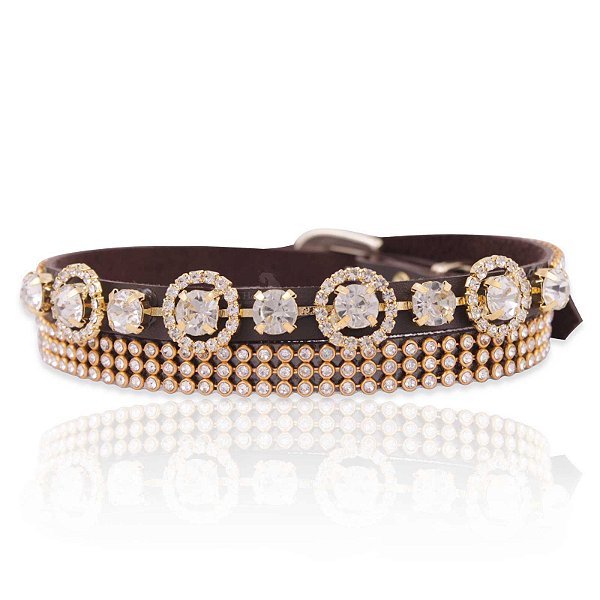 Bandinha para chapéu com strass - Fita chapéu
