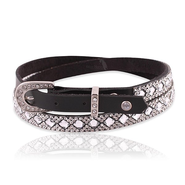 Bandinha para chapéu com strass - Fita chapéu
