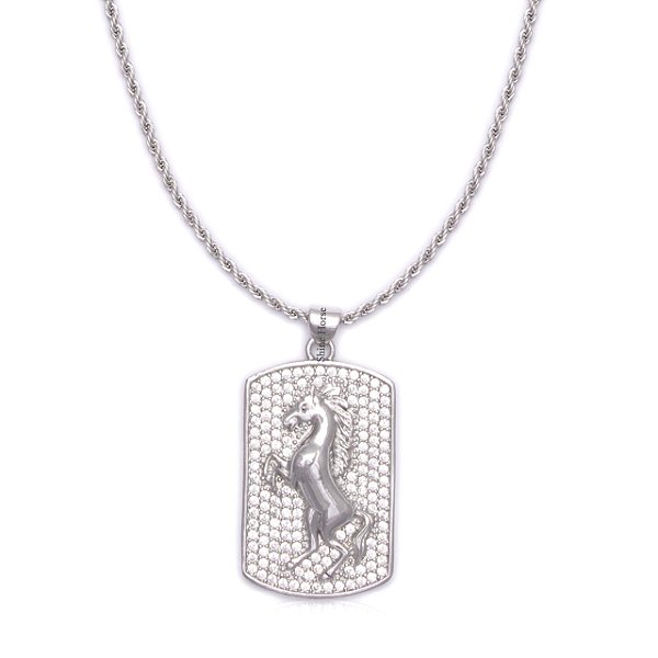Colar country pedras zirconia
