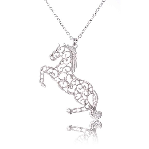 Gargantilha cavalo luxo