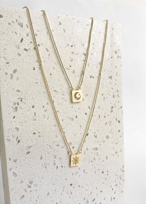 Escapulário sol e lua