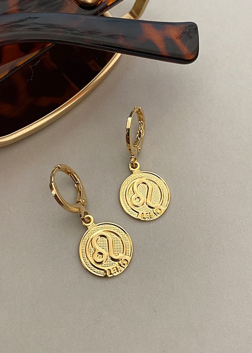 Brinco Argola Mini Signo - Ouro 18K