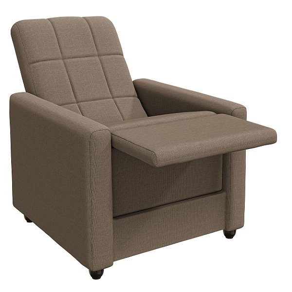 POLTRONA RECLINAVEL DELARE DIANA TC 170.05 ./MARROM CLARO