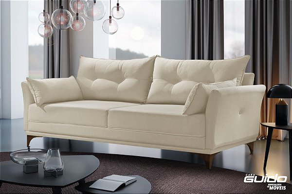 SOFA 2L MARTINS M-97 1,90MT TEC B-402 LINHO ./BG
