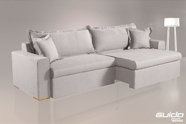 SOFA 4L FERRARI NERO RET 2,40M BI-PART TC BOTONE 05./LIN CZ