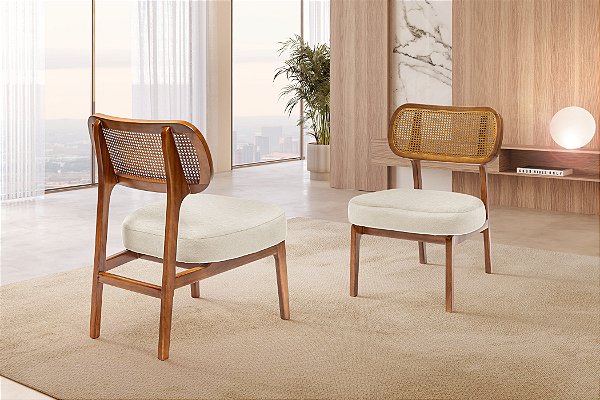 POLTRONA KR 069 C/TELA TC CHENILE LIN ALABAMA BG ./IMB MEL .