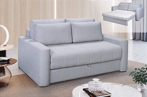 SOFA CAMA RONDOMOVEIS 208 TC CHELINE BOUCLE ROMA CZ ./IMB ME