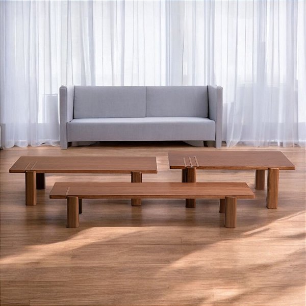 MESA CENTRO KIRIUS SEIVA 1200X750X30 VER NAT /CINAM A/C GOLD