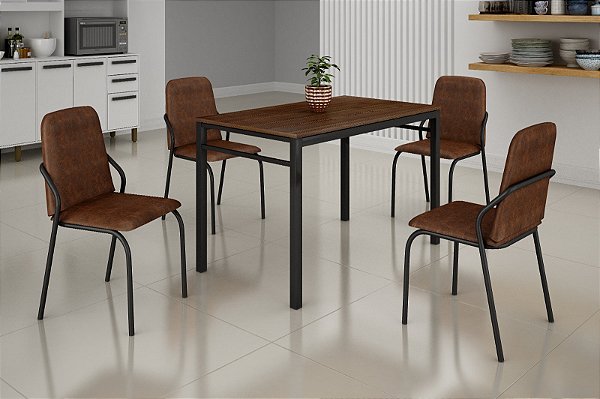 CJ MESA TEIXEIRA MALIBU C/4 CAD MALIBU TEC COUR MR./PR FOSCO