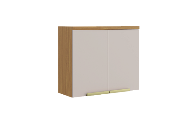 ARMARIO ITATIAIA NEW PORTO 2P 800 (1911) ./FREIJO/OFF WHITE