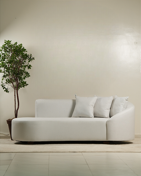 SOFA 2L QUEIROZ 2,20MT TC 390 LINHO ./GELO