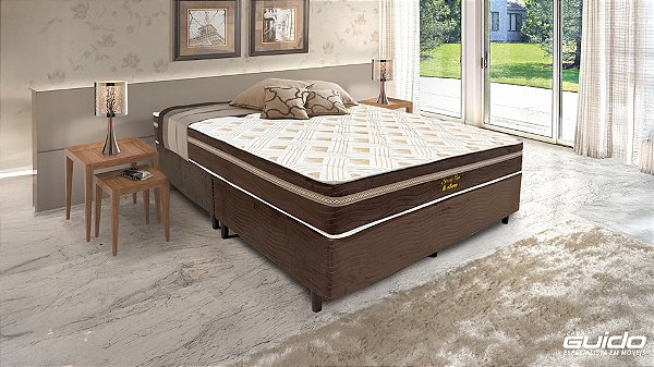 COLCHAO BONSONO SPRING FLEX NEW 1,58X1,98X25 M.ENS ./MR CAFE