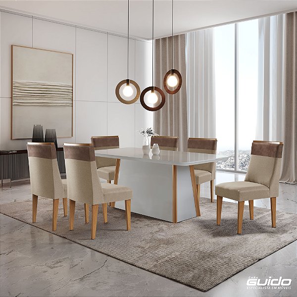 CJ MESA RUFATO TILIA C/6 CAD JASPE VD OFF ./NAT TUR 07/TORK