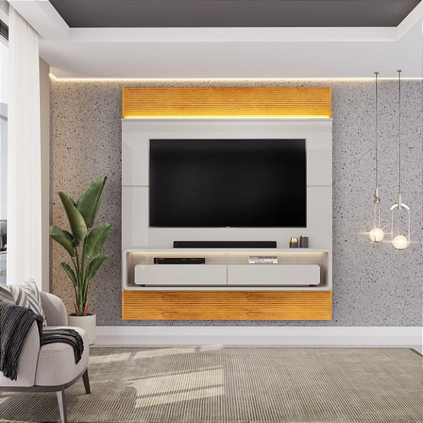 PAINEL DJ TAYLOR 1,80X2,07 2GVT C/LED ./BALI/CEDRO