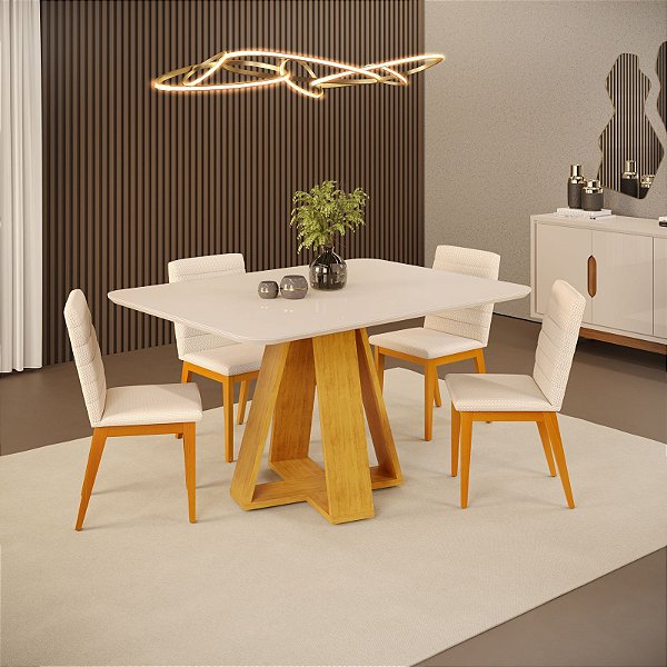 CADEIRA DJ SOFIA 2UNID TC LINHO PES MAD. ./YPE/LINHO NEVE