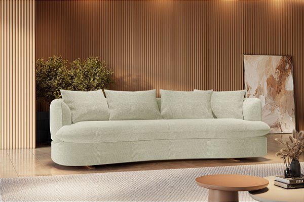 SOFA 4L BIANCHI LAKE 2,05MT TEC A 1049 LINHO ./CRU