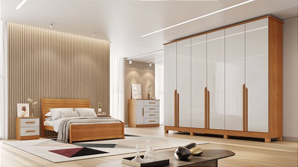 ROUPEIRO 6P BIANCHI BIANCA 2,30MT C/PES ./NATURE/OFF WHITE