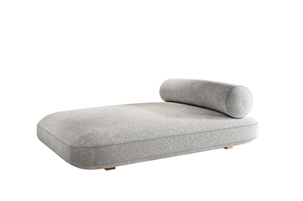 SOFA BIANCHI CHAISE MELODY 1,20MT TEC BOUCLE A1055 ./CZ CL
